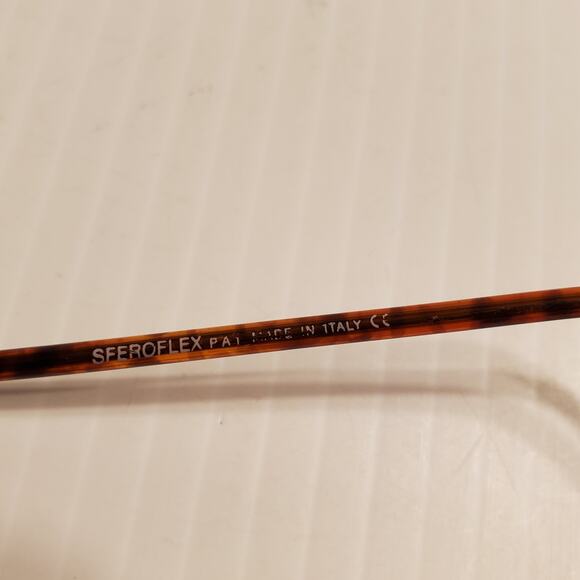 Vintage SFEROFLEX eyeglasses frame 2447 Made in Italy 54x17x130 Aviator style - Picture 8 of 9